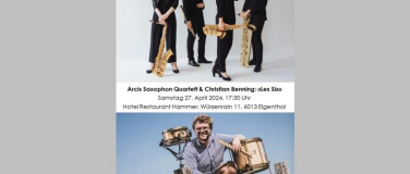 Event-Image for 'Arcis Saxophon Quartett, zusammen mit dem Percussionisten Ch'