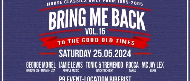 Event-Image for 'Bring Me Back w/ George Morel (Miami, USA)'