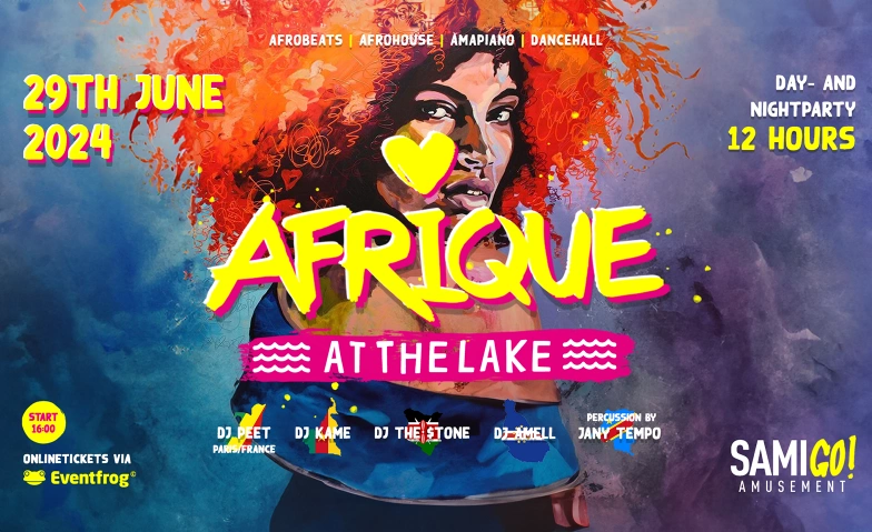 AFRIQUE @ THE LAKE Samigo Amusement, Mythenquai 59, 8002 Zürich Tickets