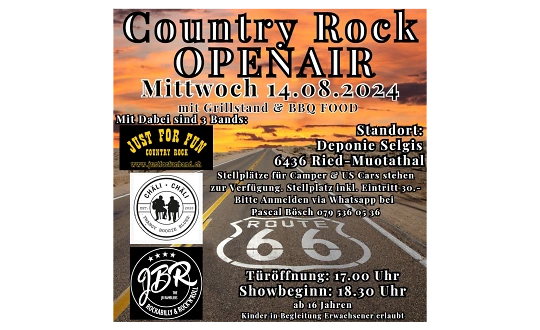 Logo de sponsoring de l'événement Country-Rock OpenAir Selgis