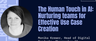 Event-Image for 'Monika Krewer: The Human Touch in AI'