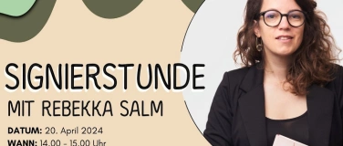 Event-Image for 'Signierstunde mit Rebekka Salm'